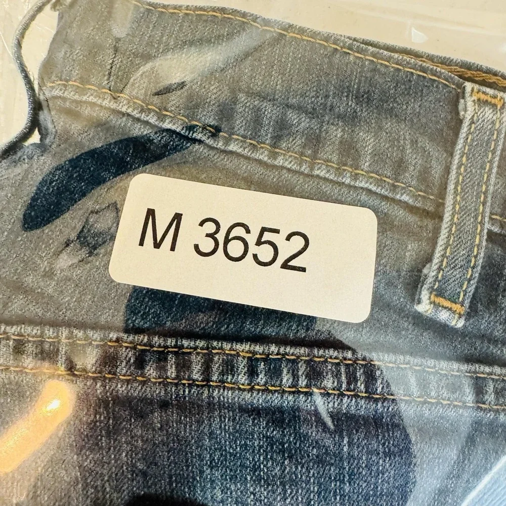 Levis 541 Jeans Mens 40x28 Blue Denim Medium Wash Athletic Fit Tapered Stretch